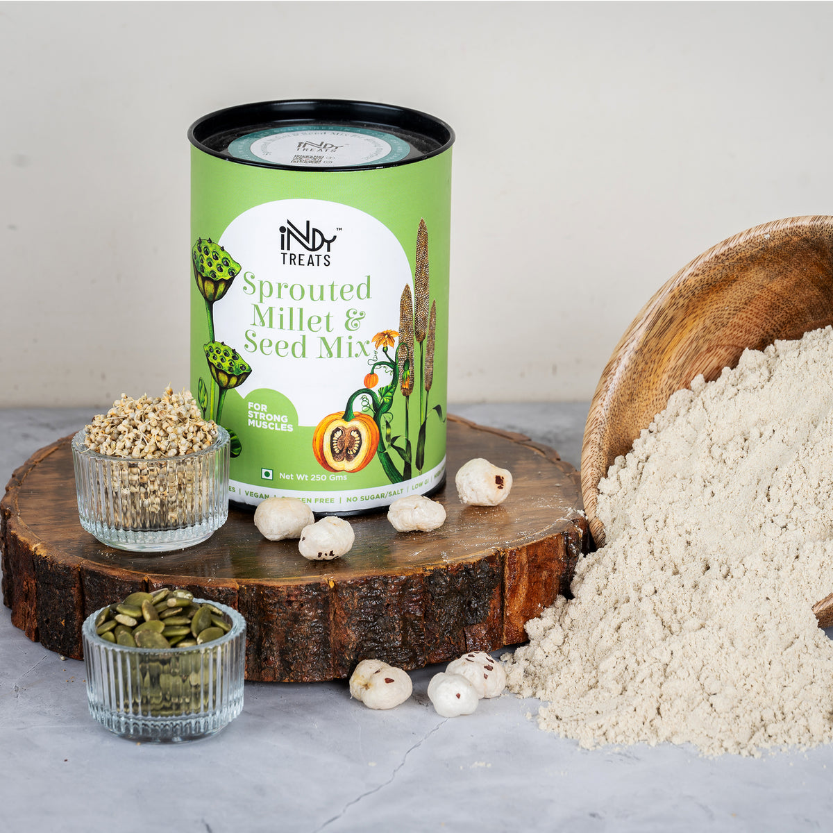 Spruted Mix Sprouted Millet & Seed Mix | Daily Nutrition Health Mix | Best for Post ...